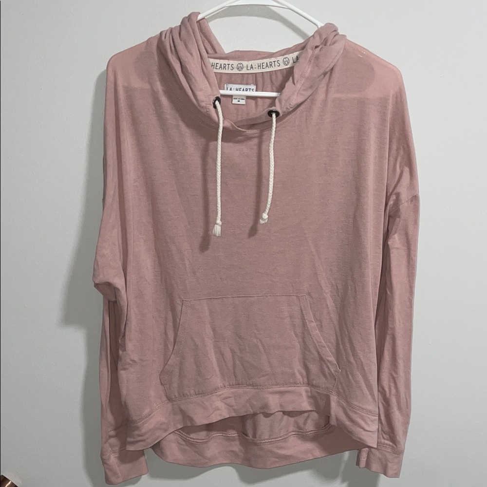 La Hearts Blush Pink Hoodie